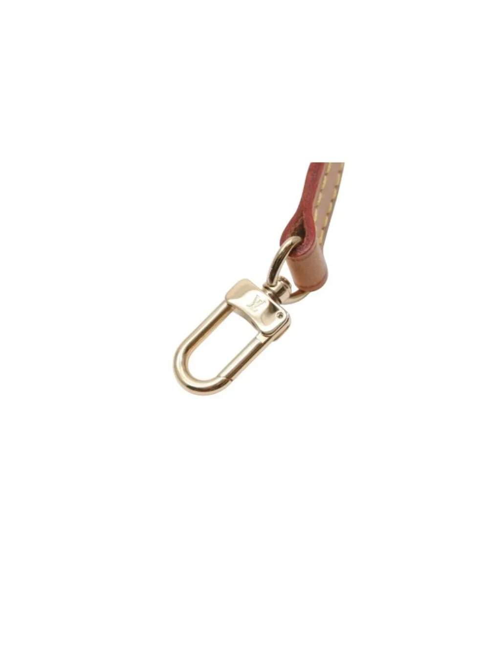 Louis Vuitton Shoulder Strap Bag Vachetta Leather Brown Gold
